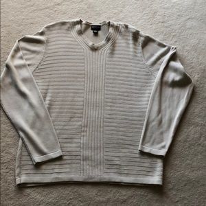Men’s Vneck Reunion acrylic/cotton sweater size S